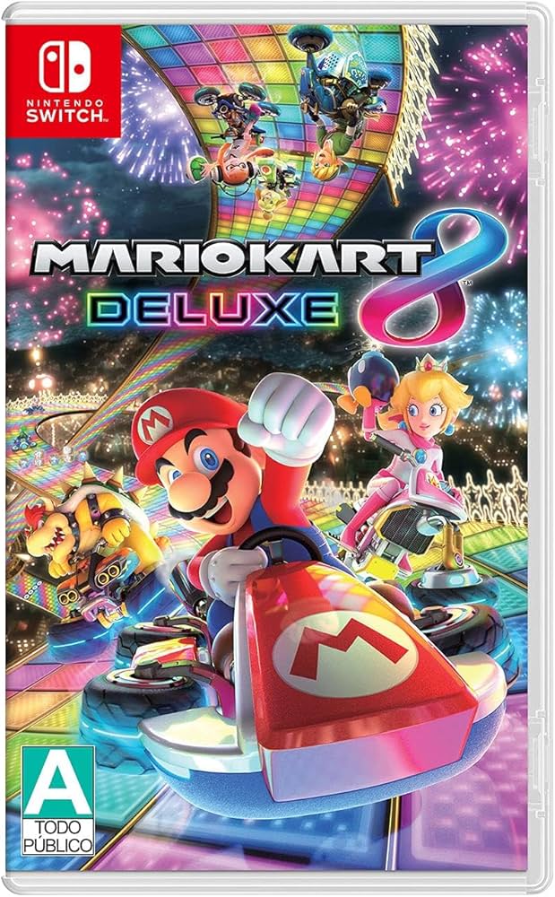 Mario Kart Deluxe Nintendo switch cover